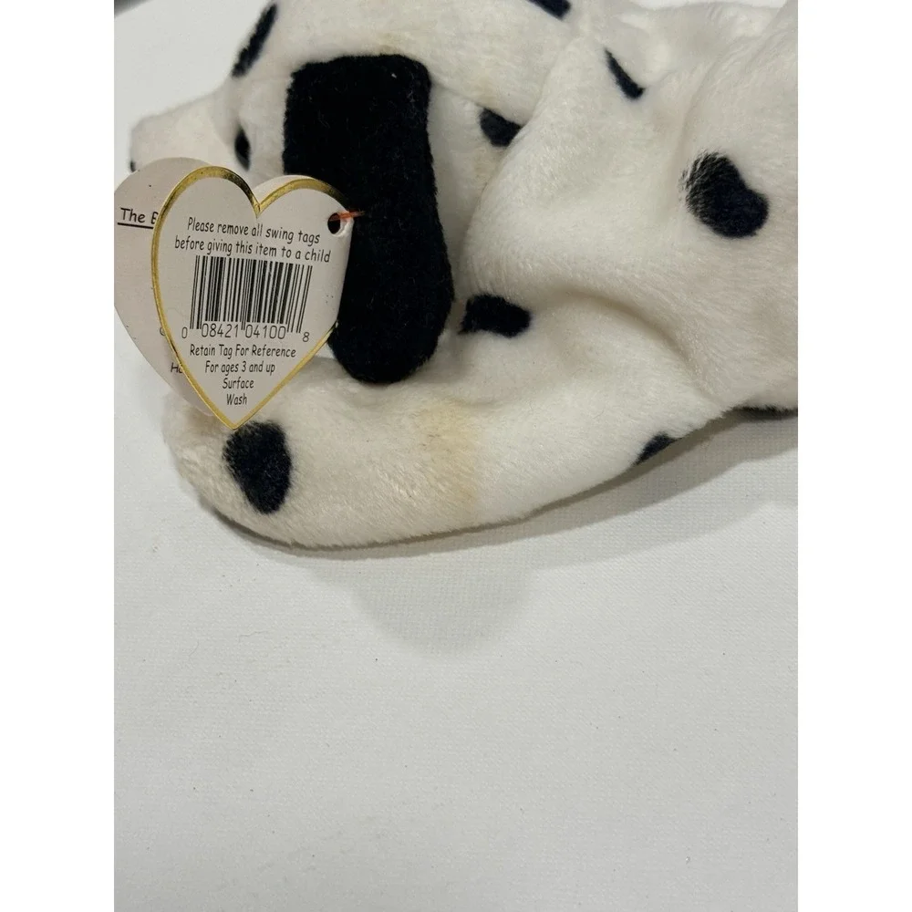RARE VINTAGE RETIRED 1996 TY BEANIE BABY DOTTY THE DOG